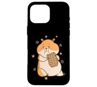 Hamster loves Cookies Rodent Pet Case for iPhone 16 Pro Max