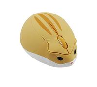 Hamster Mouse, Wireless Cute Animal Design with Silent Click - 2.4G 1200DPI Portable Optical Mouse for PC/Laptop/Mac, Fun Gift for Kids & Adults