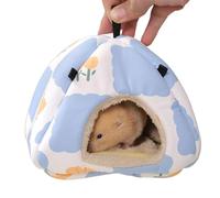 Hamster Nest Bed - Semi Enclosed Warm Dome Cave, Hanging Hammock, Small Animal Sleeping Space | Hamster Nest Bed Chinchilla Ferret Mouse Bird Home Living Room Pets Comfortable Indoor Use
