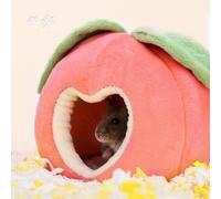 Hamster Nest, Cute Fruit -shaped Small Animals House, Warm Bed Nest Accessories for Hamster Guinea Pig Hedgehog Chinchilla And Small Animals