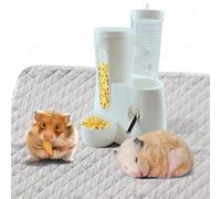 Hamster No Drip Water Bottle Bowl (Mat, 28"x20")