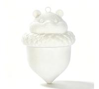 Hamster Pet Urn for Ashes & Fur, Cute Hamster Memorial Keepsake Jar, Small Pet Cremation Urn for Small Pet(Natural)