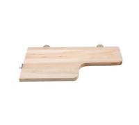Hamster Platform, L Shaped Small Pet Wood Stand Platform Toy, Wooden Jumping Climbing Springboard Toy for Home