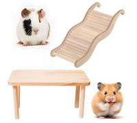 Hamster Platform, Ladder Bridge Toy, Hamster Climbing Toy, Cage Accessories, Hamster Platform, Climbing Platform, Hamster Cage Accessories for Rabbits, Guinea Pigs