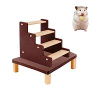 Hamster Platform Set, 2PCS Sturdy Small Pet Climbing Ladder with Two-Story Platform, Multi-functional Cage Accessories for Small Animals