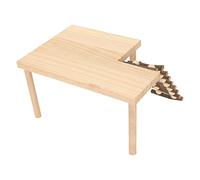 Hamster Platform, Wooden Hamster Playground Platform Climbing Toys Toys Playing Activity with Ladder for Mouse Gerbil Rat Chinchilla