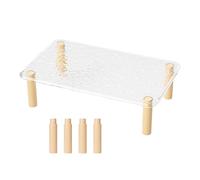 Hamster Platforms, Adjustable Cage Decor, 11.81x7.28x3.15 Inches Easy Installation, Small Animal Toys, Bottle Ladder Shelf, Water Food Feeder for Pet Homes & Hamster Cages
