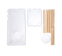 Hamster Play Platform, Safe Detachable Hamster Landscaping Platform with ABS and Log Material, for Small Pets Chipmunks Golden Bear, Comes with Detachable Bowl Rack