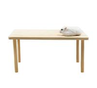 Hamster Play Stand, Wooden Animal Toy, Standard Size Small Climbing Stand with Sturdy Wood Design, Cooking with Compact Design, Interactive Pet Playground Accessory, Toy