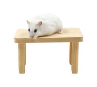 Hamster Play Wooden, Cage Space, 14.70x7.80x9cm, Hamster Cage Small Animal, Ham-ster Play Stand, Mental Stimulation, for Gerbils, Birds, Chinchillas, Squirrels