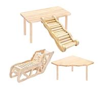 Hamster Playground Wooden Ramp Playground Maze