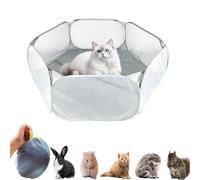 Hamster Playpen, Pet Play Pen for Small Animals, Portable Foldable Exercise Enclosure for Indoor and Outdoor Use, Guinea Pig Playpen and Rabbit Play Pen with Durable Construction