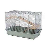 Little Friends Coco Rat/Hamster Cage with Platforms - Large, Grey