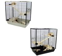 Hamster Rat Degu Cage Pet Animal Plaza Langham Grosvenor Belfry With Accessories