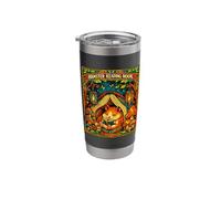 Hamster Reading Nook Cozy Bookworm Pet Art Stainless Steel Insulated Tumbler