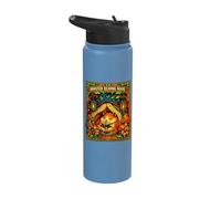 Hamster Reading Nook Cozy Bookworm Pet Art Stainless Steel Insulated Water Bottle