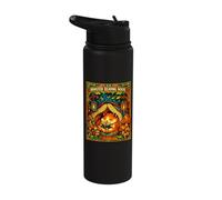 Hamster Reading Nook Cozy Bookworm Pet Art Stainless Steel Insulated Water Bottle