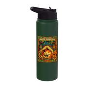 Hamster Reading Nook Cozy Bookworm Pet Art Stainless Steel Insulated Water Bottle