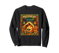 Hamster Reading Nook Cozy Bookworm Pet Art Sweatshirt