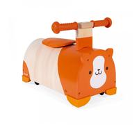 Janod Hamster Ride-On Wooden Toy | 4 Wheels & Storage (1 Year+)