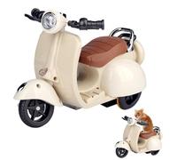 Hamster Riding Scooter - Funny Miniature Pet Vehicle, Motorized Toy Companion | Sound Light Function Animal Cart, Adorable Motion Simulation Accessory, Rolling Toy Unit