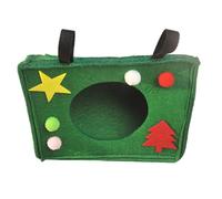 Hamster Rodents Hideaway Toy Gerbil Swing Hideouts Pet Hanging Swing For Ferrets Hamster Toy Washable Felt Tent