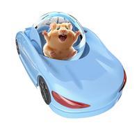 Hamster Running Ball, Interactive Hamsters Fitness Rolling Ball, Hamster Sport Wheel Running Ball, Car Rolling Toy for Hamsters Gerbils Mice (Blue)