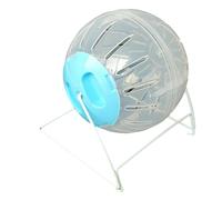 Hamster Running Wheel Quiet Rotation Roller Ball Exercise Equipment For Pet Cage With Safe Secure Standing Frame Rodents Exercise Toy