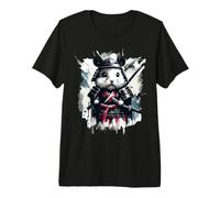 Hamster Samurai Costume Ninja Outfit Warrior Premium T-Shirt