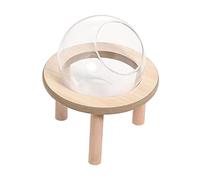 Hamster Sand Bath Box Bathtub Clear Sand Bath Container for Rabbit Pets Mice 12 cm Beige