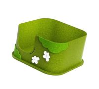 Hamster Sand Bath Box for Depth Digging Activity and Instincts Simulation with Transparents Viewing Panel Foraging Feeders