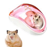 Hamster Sand Bath Box, Hamster Bathtub | Dustproof Visible Chinchilla Cat Litter Box - Multifunctional Portable Large Hamster Bathroom for Indoor Outdoor Pet Store Home