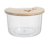 Hamster Sand Bath Box round Enclosed Design with Removable Lid
