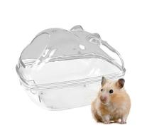 Hamster Sand Bath Box, Sand Bath Container for Gerbils, Dwarf Hamster Toilet, Chinchilla Sand Bath Bath, Cleaning the Small Animal Body for Gerbils