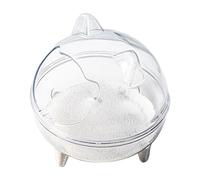Hamster Sand Bath Container Fully Transparent Field Of View, High Capacity