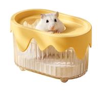Hamster Sand Bath Container Pet Dust Shower Toilet Litter Tub