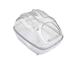 Hamster Sand Bath Container - Professional Clear Premium Bath Container Set for Hamster Bathtubs, Chinchillas, Gerbils and Small Animals Bath Containers | Pet Enclosures and Lives Accessories