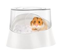 Hamster Sand Bathroom | Critter's Sand Bath Shower Room - Big Space Easy To Clean Clear Lid Large Hamster Toilet For Small Animal, Dwarf Hamster