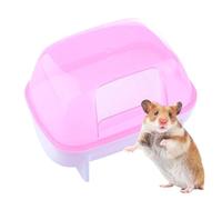 Hamster Sand Box,Chinchilla Dust Bath House - Hamster Sand Bath Box, Detachable Dwarf Accessories For Chinchilla, Gerbil, Mouse