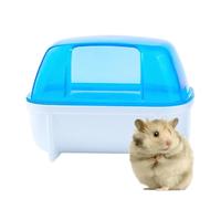 Hamster Sand Box,Small Chinchilla Dust Bath House - Hamster Litter Box, Detachable Bathtub Toilet, Dwarf Accessories for Dwarf, Gerbil, Mouse