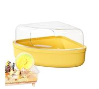 Hamster Sand Box | Transparent Cheese-shaped Fun Box,Hamster Cage Accessories - for Playing Exploring Hiding Sleeping Gerbil Toilet Home Playground Exploring Travel