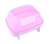 Hamster Sandbox - 12.5 cm Versatile | Improved Accessibility | Removable Polycarbonate Sandbox for Mice, Lemmings, Gerbils, Dwarf Mice and Chinchillas