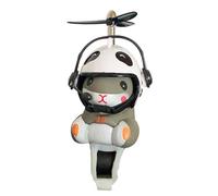 Hamster Scooter Bell with Light & Sound - Glow & Squeak Bike Decoration with Rainbow Design | Easy Installation on Bikes, Scooters, Strollers & Motorcycles | Works on P