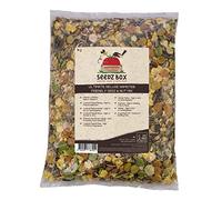 Hamster Seed Nut Feed Mix 1kg - SeedzBox Deluxe Hamster Forage Food - Natural Healthy Food For Pet Hamsters Gerbils and Mice - Sunflower Seeds Peanuts Maize Barley and Vitamin C