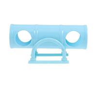 Hamster Seesaw Tunnel with Multi-hole Barrel Design for Cage Exercise | ABS Plastic Construction, Easy Placement, Supports Coordination Training, Mental Stimulation and Enrichment for PET Mice