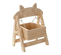 Hamster Shelters Cottages Chew Safe For Small Animals In Cages | Wooden Rodent Hammock for Desert Rat, Dwarf Hamster, Chinchilla, Ferret And Rabbit To Hide, And Resting