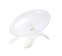 Hamster Silent Running Disc Toy for Gerbils, Indoor Exercise Wheel | Steel and Plastic Build, Detachable Shaft Design, Space Saving Footprint, Quiet at Night for Small Pets Random Color