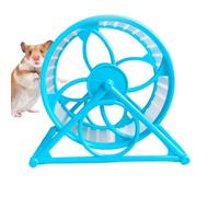 Hamster Silent Running Wheel - Clear Lightweight Pet Play Wheel, Smooth Rotation Training Disc, Creative Safe Rounded Edge Design | Multi Purpose Toy For Small Animals, Home Enclosures