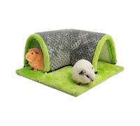 Hamster Skins - Hedgehog Bed, Corner Hidden Cave, Warm Plush Tunnel Tube Hideouts | Washable Corner Hide for Hamsters, Ferrets and Rabbits