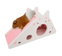 Hamster Slide - Climbing Ladder Slide for Hamster | Hamster House Toys for Animals Gerbil House Ladder Cage Habit